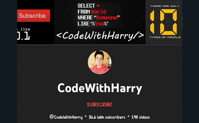 CodeWithHarry