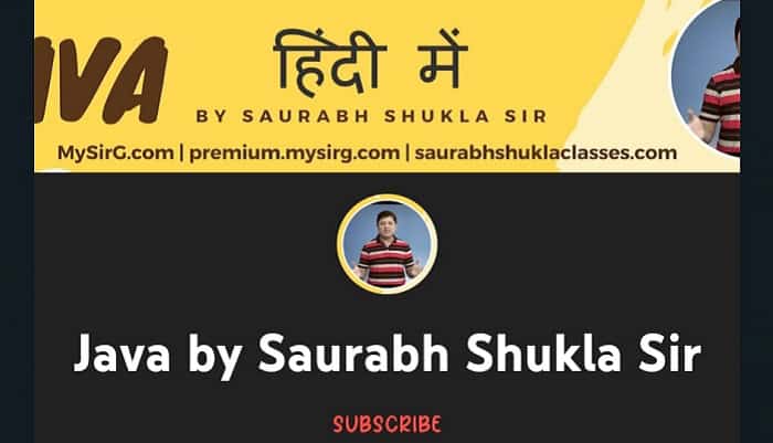 Saurabh shukla's Java