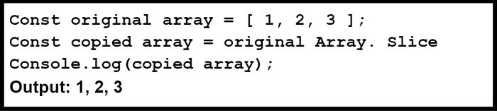 Slice () Method