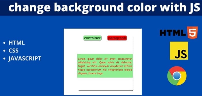 JavaScript To Change Background Color Dynamic Web Design