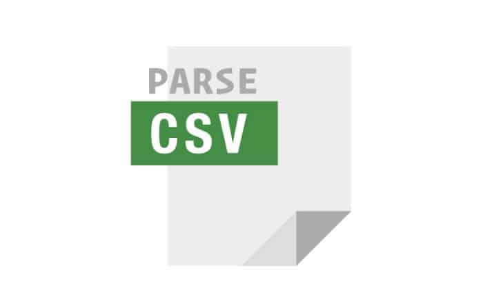 Parse CSV