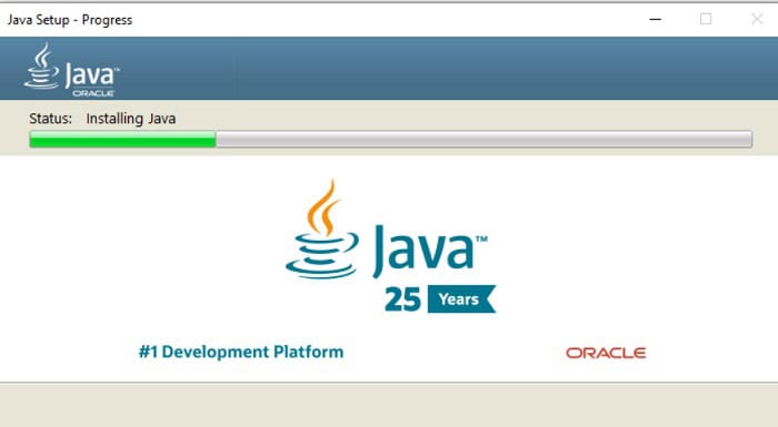 Reinstall Java