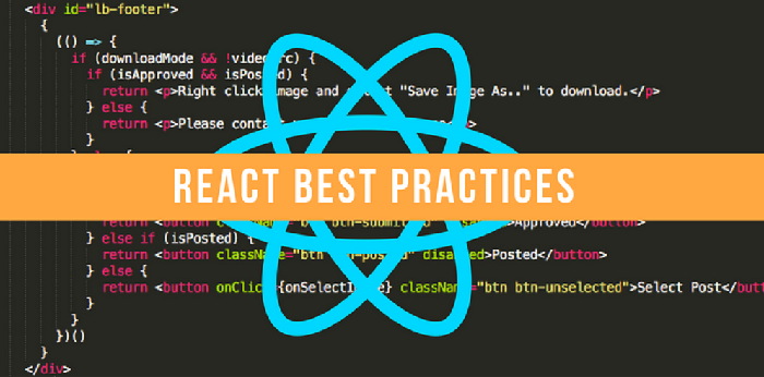 Best practices in react