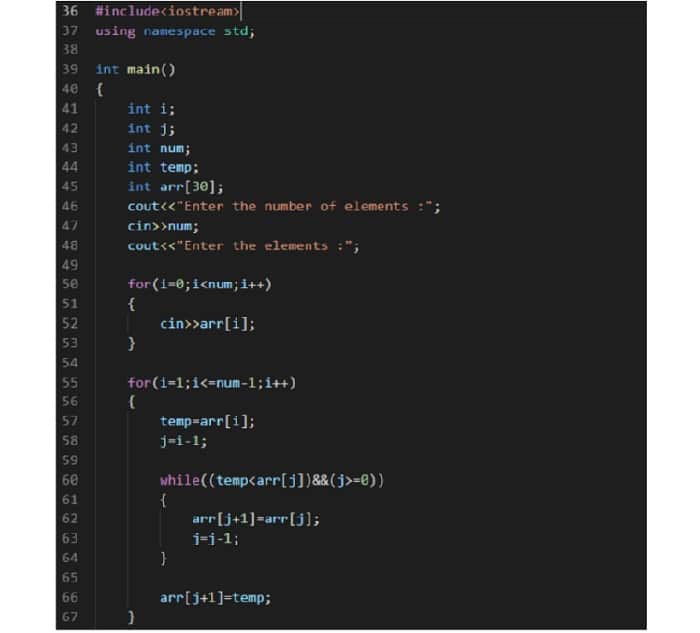 Insertion Sorting