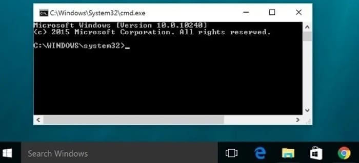 command prompt