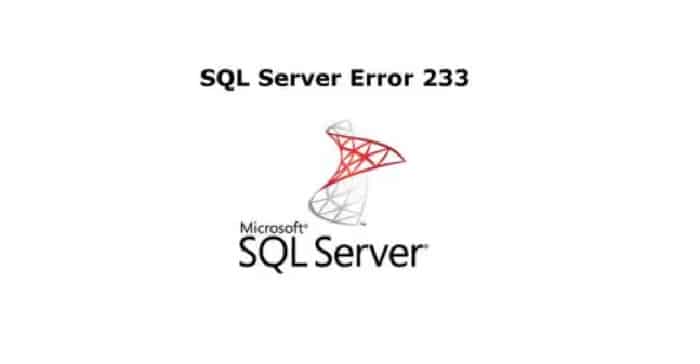 Microsoft SQL Server Error