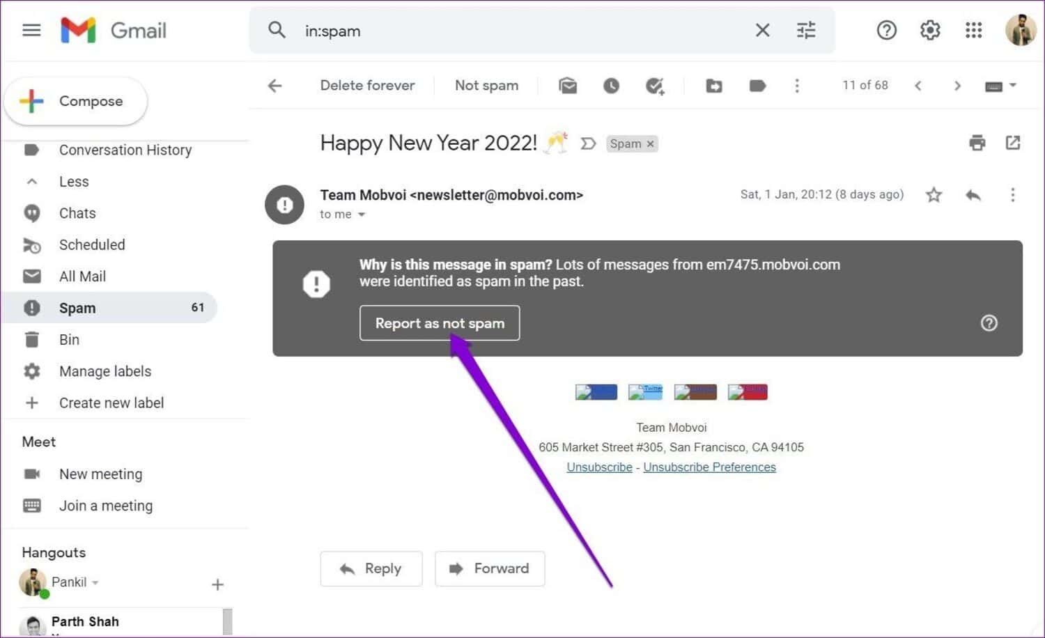 gmail html link