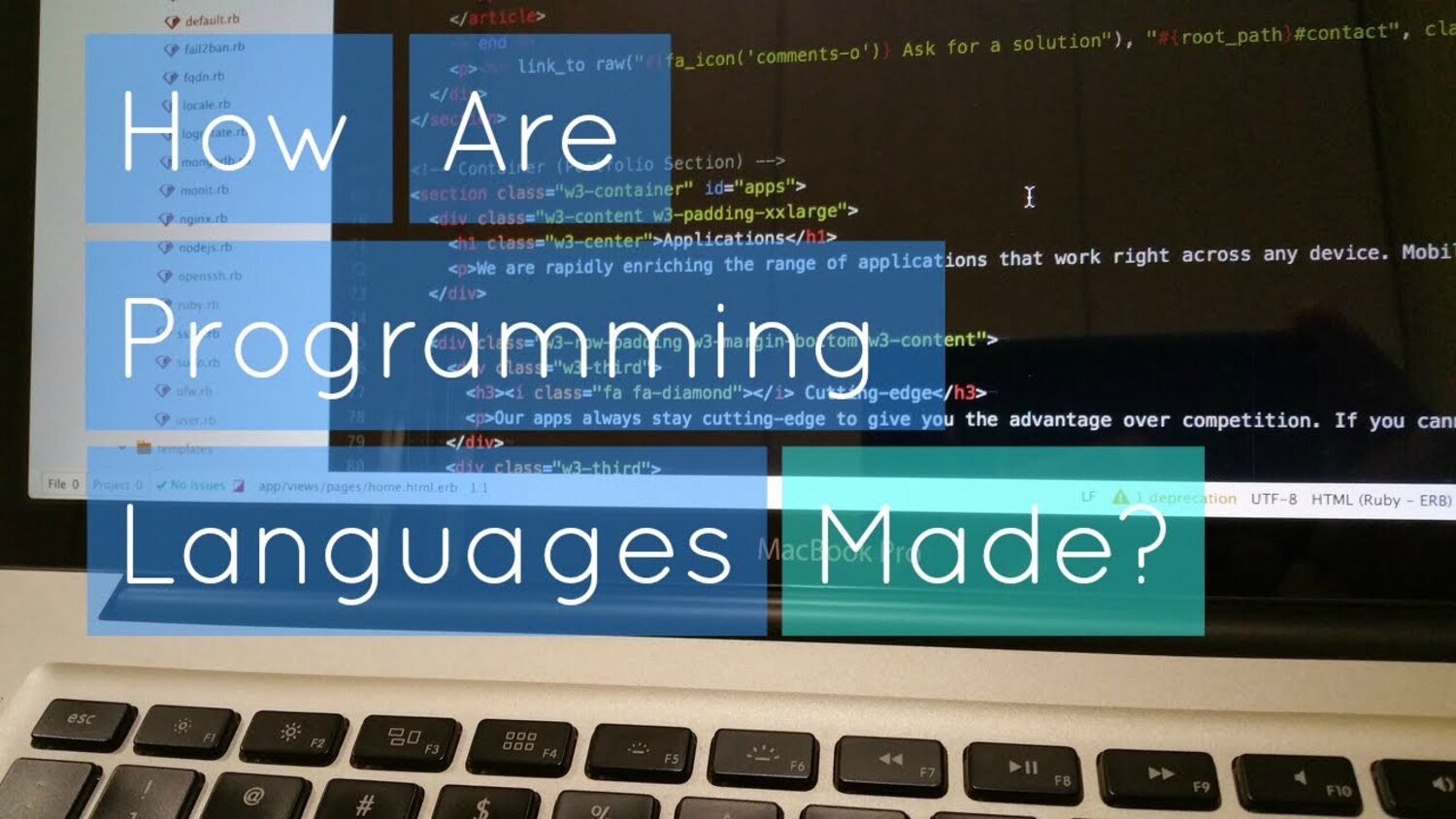 How are programming languages made