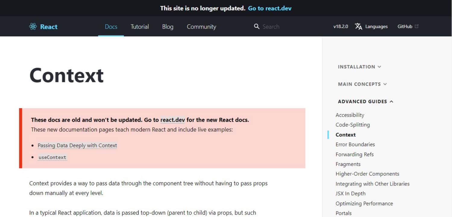 React Context API