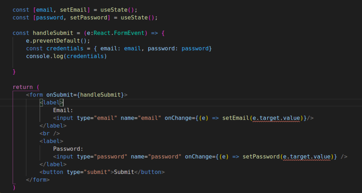 Use useState to create a counterapplication.