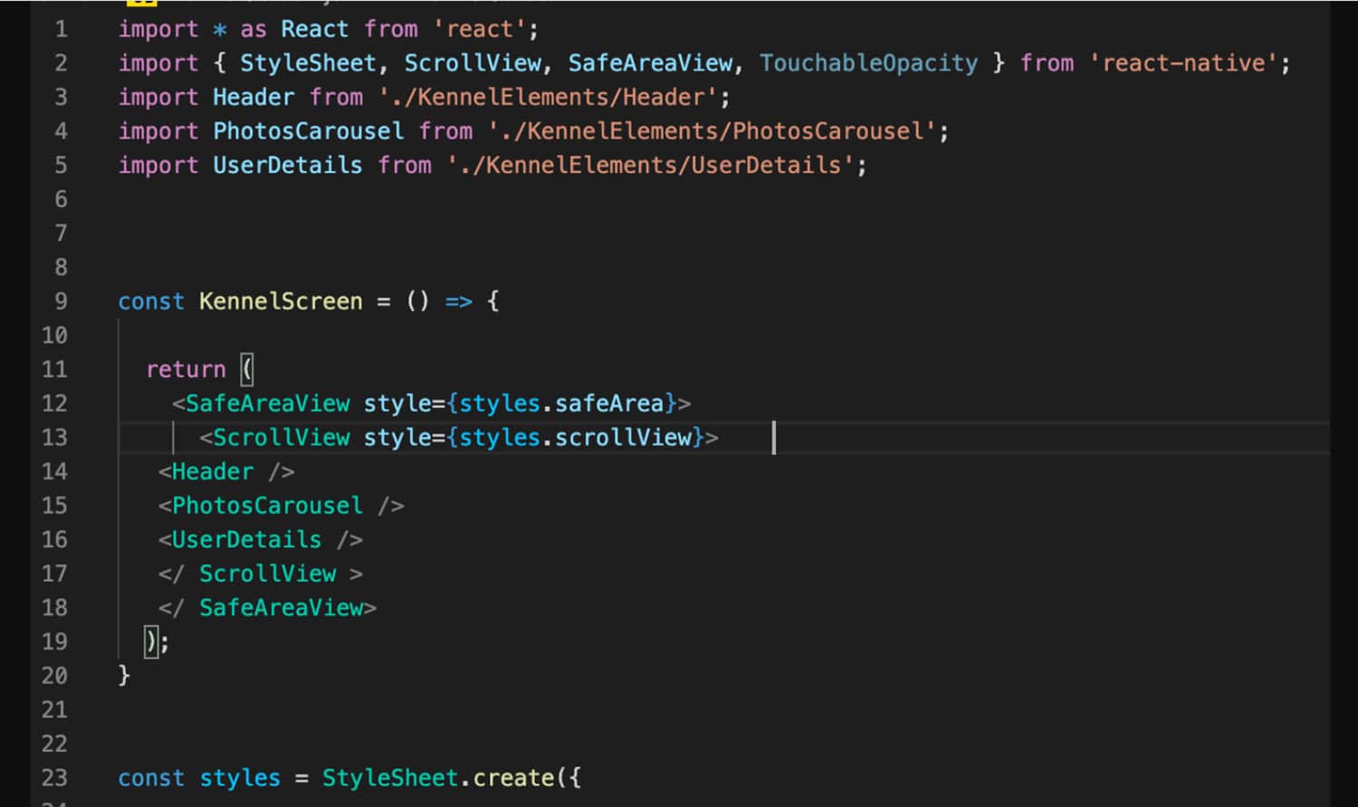 derived state in react