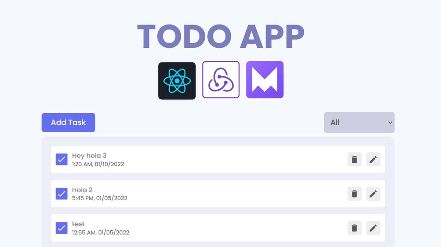 todo app